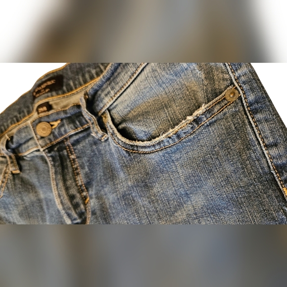 Banana Republic Dark Wash Girlfriend Skinny Jeans - Sz 29/8 - Picture 10 of 10